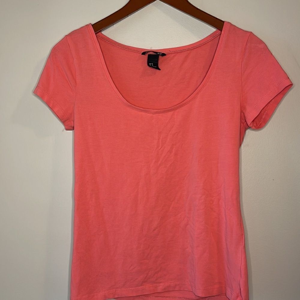 H&M Pink Basic TShirt - Picture 5 of 5